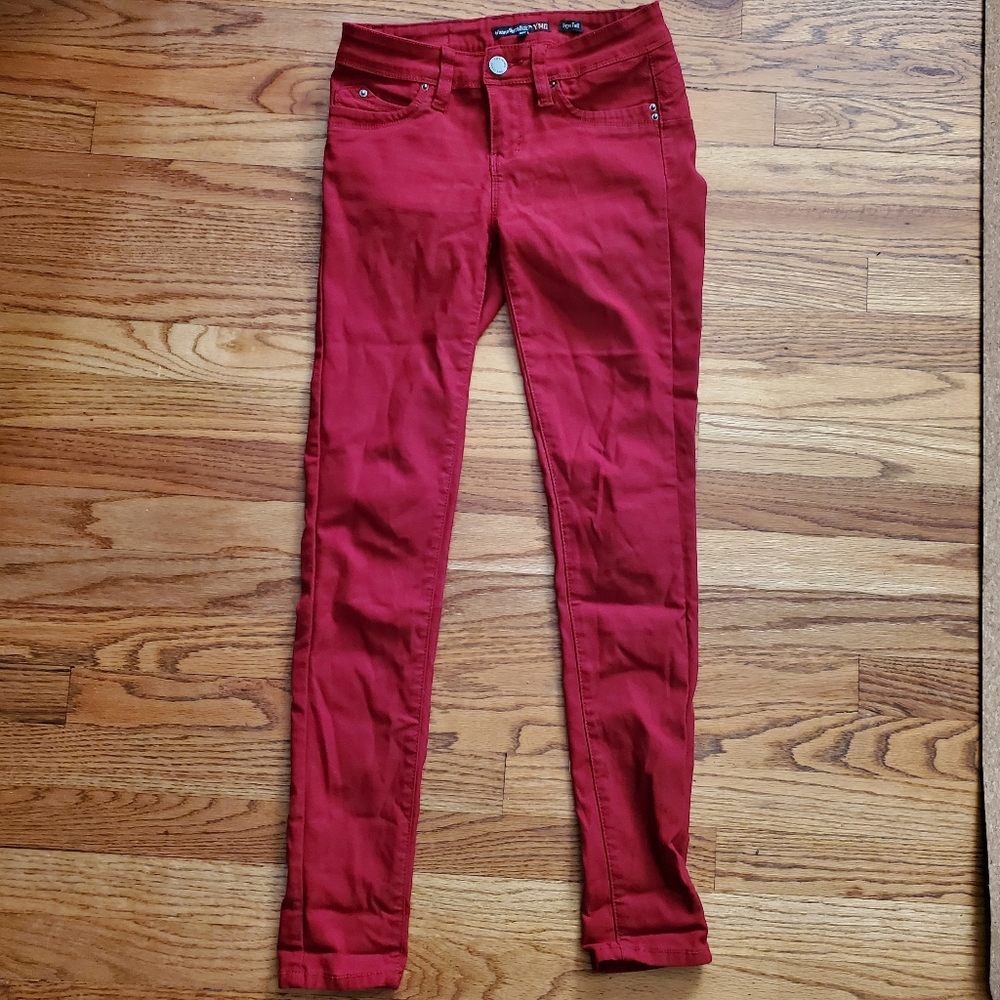 YMI Vibrant Red Jeans